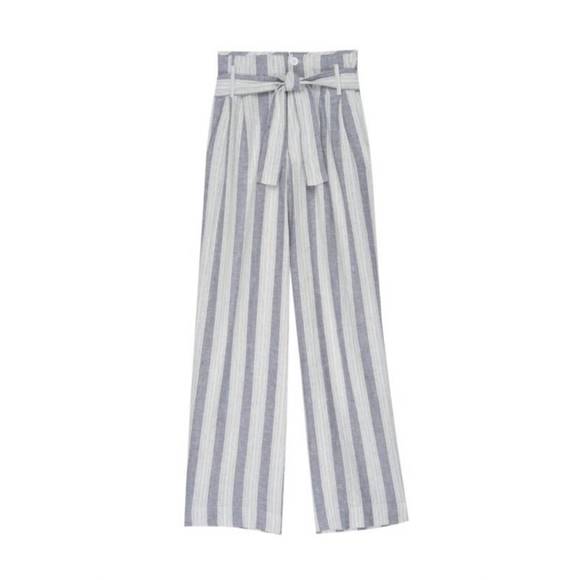 NEW RAILS jess wide leg pant in laguna stripe - Picture 3 of 3